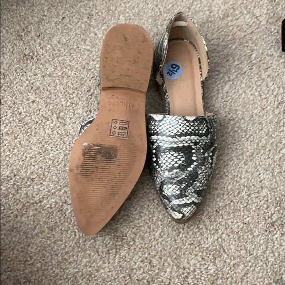 Snakeskin Flats - Picture 3 of 3